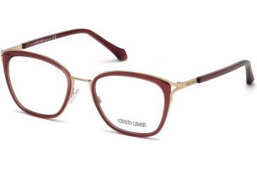Image of Roberto Cavalli RC5071 Eyeglass Frames - Shiny Bordeaux Frame Color, Shiny Bordeaux Lens Color
