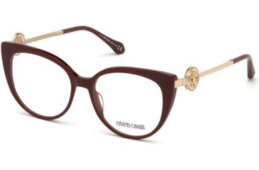 Image of Roberto Cavalli RC5075 Eyeglass Frames - Shiny Bordeaux Frame Color, Shiny Bordeaux Lens Color