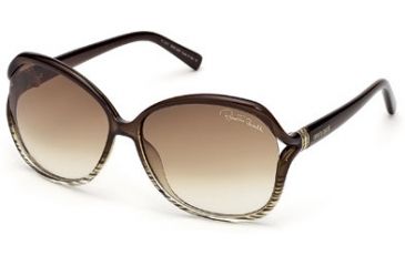 Image of Roberto Cavalli RC668S Sunglasses - Dark Brown Frame Color, Gradient Brown Lens Color