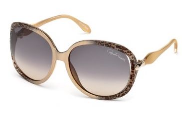 Image of Roberto Cavalli RC732S Sunglasses - Gold Frame Color, Gradient Smoke Lens Color