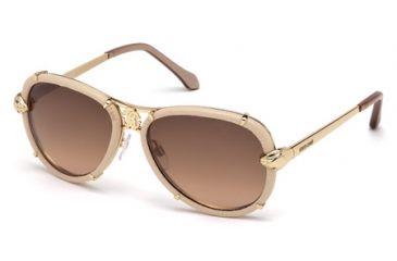 Image of Roberto Cavalli RC885S Sunglasses - Shiny Rose Gold Frame Color