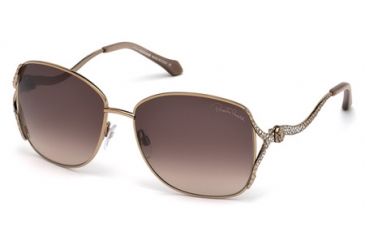 Image of Roberto Cavalli RC887S Sunglasses - Shiny Light Brown Frame Color, Gradient Brown Lens Color