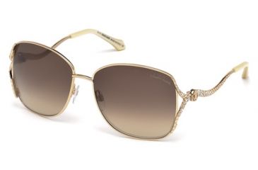 Image of Roberto Cavalli RC887S Sunglasses - Shiny Rose Gold Frame Color, Gradient Brown Lens Color