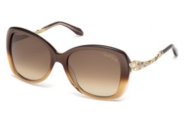 Image of Roberto Cavalli RC917S-A Sunglasses - Dark Brown Frame Color