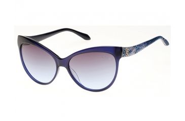 Image of Roberto Cavalli RC922S-A Sunglasses - Blue Frame Color, Gradient Smoke Lens Color