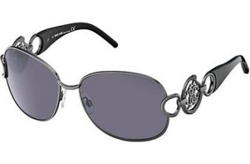 Image of 08A: Roberto Cavalli Aquamarina Rx Sunglasses, Black Gray Frame