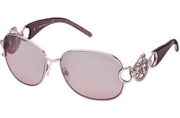 Image of 28F: Roberto Cavalli Aquamarina Rx Sunglasses, Purple Silver Frame