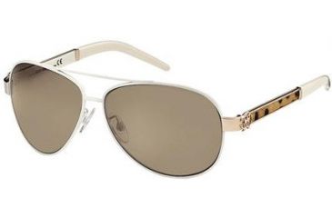 Image of 33J: Roberto Cavalli Premnite Rx Sunglasses, Ivory / Rose Gold Frame