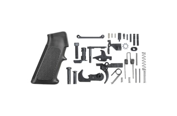 Image of Rock River Arms LAR-15 Standard Lower Receiver Parts Kit, Single Stage Trigger, Standart 2A Grip, Black, One Size, AR0120