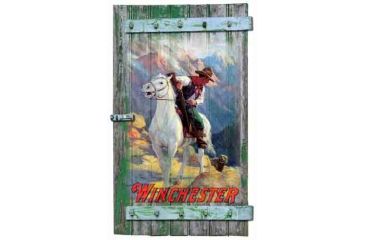 Image of Rockin W' Brand Rockin'w Brand Winchester ''cowboy &amp; Bear''shutter 3d Sign