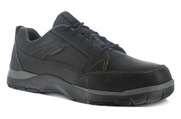 Image of Rockport Kingston Lace Up Oxford, Steel Toe Work Shoe - Mens, Black, 14W RK6676-Black-14-Mens-W