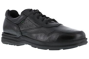 Image of Rockport Mens PostWalk Pro Walker Athletic Oxford Shoes, Black, 7 RP2610-BLACK-7-MENS-W