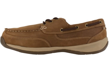 Image of Rockport Sailing Club Steel Toe Boat Shoe - Mens, Wide, Brown, 5.5, 690774393677