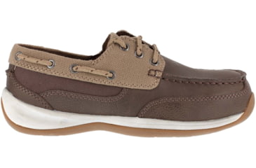 Image of Rockport Sailing Club Work Shoe - Womens, Brown/Tan, 6, Wide, 690774466289