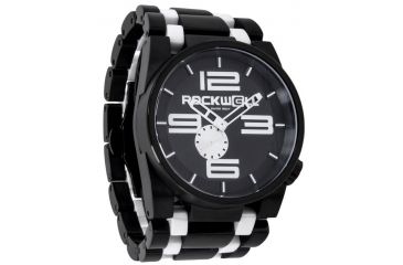 Image of Rockwell Time 50mm Black Case/White Dial Mens Watch FF105