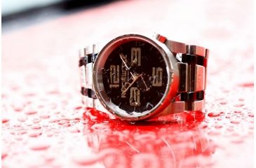 Image of Rockwell Time 50mm Silver Case/Black Dial Mens Watch FF102