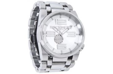 Image of Rockwell Time 50mm Silver Case/Silver Dial Mens Watch FF113