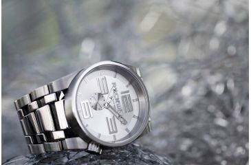 Image of Rockwell Time 50mm Silver Case/Silver Dial Mens Watch FF113