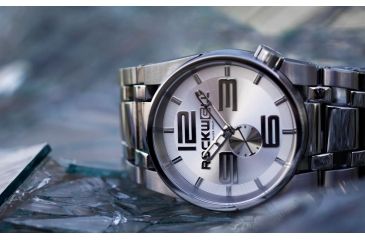 Image of Rockwell Time 50mm Silver Case/Silver Dial Mens Watch FF113