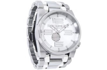 Image of Rockwell Time 50mm Silver Case/White Dial Mens Watch FF101