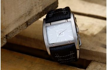 Image of Rockwell Time Apostle Black Leather Case/White Dial Mens Watch AP101