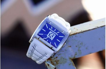 Image of Rockwell Time Apostle White Leather Case/Blue Dial Mens Watch AP106