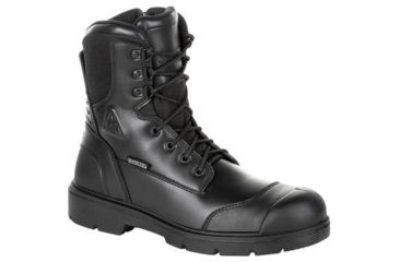 Image of Rocky Boots Pursuit Steel Toe Waterproof Public Service Boot - RKD0049BK6.5W