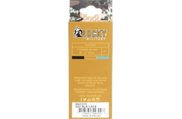 Image of Rocky Boots S2V Laces, Black, 97in, RKC070