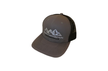 Image of Rocky Mountain Hunting Calls Snapback Trucker Hat, Black/Gray, 706