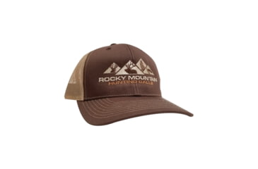 Image of Rocky Mountain Hunting Calls Snapback Trucker Hat, Brown/Tan, 704