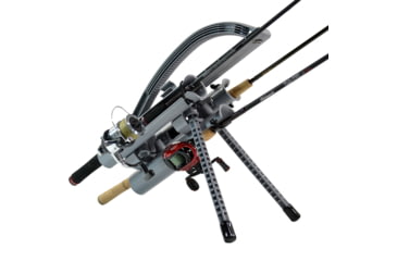 Image of Rod-Runner Express Fishing Rod Caddy, Carries up to 3 Rods Gray, #RRE3-G