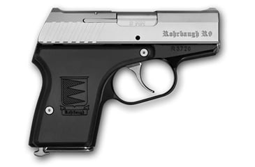 Image of Rohrbaugh R9 Pistol, 9mm Luger, 2.9in barrel, 7075-T651 aluminum frame, Hogue G10 composite grip, locked breech semi-automatic, fixed, 6 round magazine, R9-9MM-2.9-1-FRRMPG