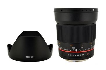 Image of Rokinon 16mm F2.0 Ultra Wide Angle Camera Lens for Samsung NX Mount, Black 16M-NX
