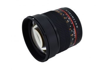 Image of Rokinon 85mm F1.4 Aspherical Camera Lens for Olympus 4/3 Mount, Black 85M-O