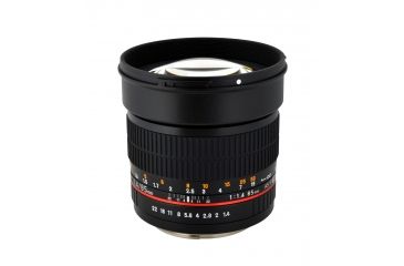 Image of Rokinon 85mm F1.4 Aspherical Camera Lens for Olympus 4/3 Mount, Black 85M-O