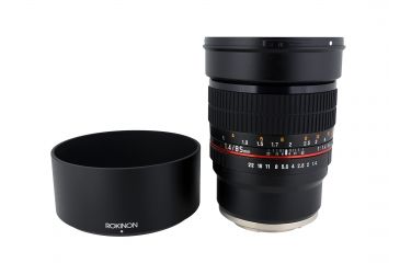 Image of Rokinon 85mm F1.4 Aspherical Camera Lens for Fuji X Mount, Black 85M-FX