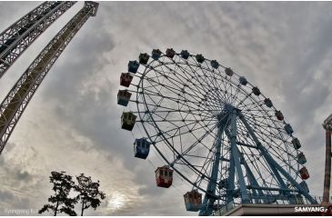 Image of Rokinon 8mm F3.5 Fisheye Camera Lens for Olympus 4/3 Mount, Black FE8M-O