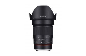 Image of Rokinon 35mm F1.4 UMC Wide Angle Camera Lens for Canon AE with Automatic Chip, Black AE35M-C