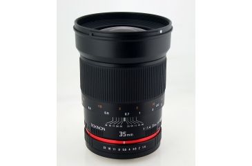 Image of Rokinon 35mm F1.4 UMC Wide Angle Camera Lens for Pentax K Mount, Black RK35M-P