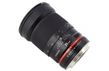 Image of Rokinon 35mm F1.4 UMC Wide Angle Camera Lens for Pentax K Mount, Black RK35M-P