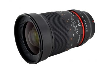 Image of Rokinon 35mm F1.4 UMC Wide Angle Camera Lens for Samsung NX Mount, Black RK35M-NX