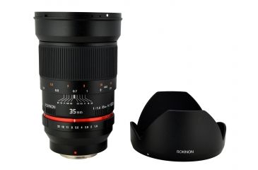 Image of Rokinon 35mm F1.4 UMC Wide Angle Camera Lens for Samsung NX Mount, Black RK35M-NX