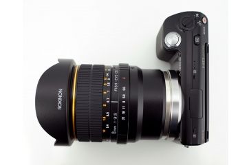 Image of Rokinon 8mm F3.5 Fisheye Camera Lens for Sony E-Mount, Black FE8M-NEX