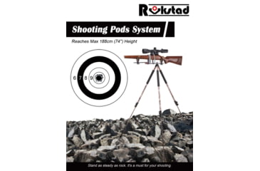 Image of RokStad BBS V Mount Tripod Gun Rest, Black, RSGR-07