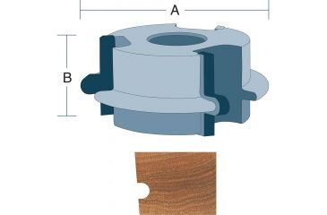 Image of Roman Carbide Groove Cut Flooring 3/4in Bore DC2305