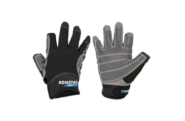 Image of Ronstan Sticky Race Gloves - 3-Finger - Black - XXS, CL740XXS
