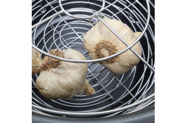Image of Roots &amp; Harvest Black Garlic Multi-Purpose Fermenter, Stainless Steel/Black, 1566