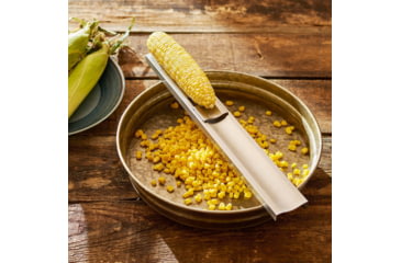 Image of Roots &amp; Harvest Corn Cutter &amp; Creamer, 17in, Stainless Steel, Small, 913