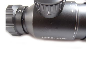 Image of ROS Optics CTS 3-12x50mm Multipurpose Collimator Rifle Scope w/ Illuminated Reticle, Black, GSCTS31250