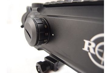 Image of ROS Optics Eagle Eye 1/3.5x14 Bi-Focal Rifle Scope with Illuminated Reticle, Picatinny Mount, Black, GSEE13514
